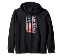 America 250th Independence Day 250 Anniversary USA Flag Sudadera con Capucha