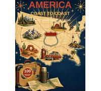 America Coast to Coast: USA Travel Word Search: 50 States, 100 Large Print Puzzles - A Patriotic Journey Across America