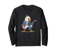 America Colors and Guitarrista Eagle Costume for Guitar Lovers Manga Larga
