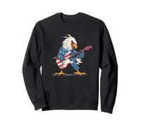 America Colors and Guitarrista Eagle Costume for Guitar Lovers Sudadera