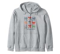 America Coquette Bow 4 Julio Camisa Verbos de la Biblia USA American Sudadera con Capucha
