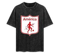 America de Cali Colombia - Camiseta de fútbol para hombre, color negro, unisex, Negro, M