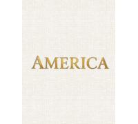America: Decorative Coffee Table Décor Book for Stacking, Staging and Home Styling | Patriotic USA Americana Design | Linen Texture Appearance Printed ... | Lined Notebook Pages | Celebrate America