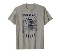 America Faith and Freedom 250 Years Since 1776 4th of July Camiseta
