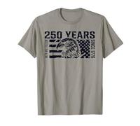 America Faith and Freedom 250 Years Since 1776 4th of July Camiseta