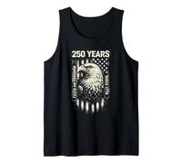 America Faith and Freedom 250 Years Since 1776 4th of July Camiseta sin Mangas