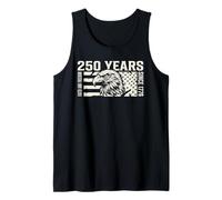 America Faith and Freedom 250 Years Since 1776 4th of July Camiseta sin Mangas