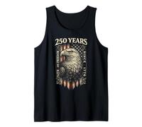 America Faith and Freedom 250 Years Since 1776 4th of July Camiseta sin Mangas