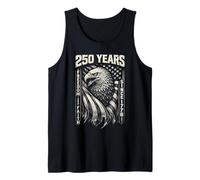 America Faith and Freedom 250 Years Since 1776 4th of July Camiseta sin Mangas
