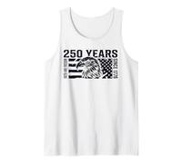 America Faith and Freedom 250 Years Since 1776 4th of July Camiseta sin Mangas