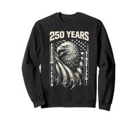 America Faith and Freedom 250 Years Since 1776 4th of July Sudadera