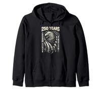 America Faith and Freedom 250 Years Since 1776 4th of July Sudadera con Capucha