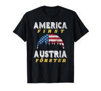America First Austria Forester - Regalo para hombre del bosque Camiseta