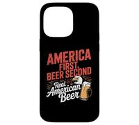 America First Retro Beer Segundo dicho americano 4 de julio Carcasa para iPhone 14 Pro Max