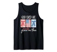 America God Shed His Grace on Thee God Shed His Grace on Me Camiseta sin Mangas
