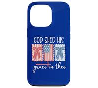 America God Shed His Grace on Thee God Shed His Grace on Me Carcasa para iPhone 13 Pro