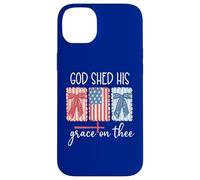 America God Shed His Grace on Thee God Shed His Grace on Me Carcasa para iPhone 14 Plus