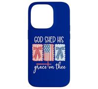 America God Shed His Grace on Thee God Shed His Grace on Me Carcasa para iPhone 14 Pro