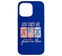 America God Shed His Grace on Thee God Shed His Grace on Me Carcasa para iPhone 14 Pro Max