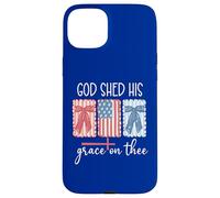 America God Shed His Grace on Thee God Shed His Grace on Me Carcasa para iPhone 15 Plus