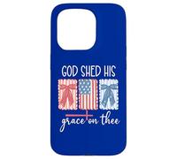 America God Shed His Grace on Thee God Shed His Grace on Me Carcasa para iPhone 15 Pro