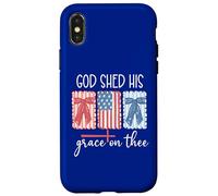 America God Shed His Grace on Thee God Shed His Grace on Me Carcasa para iPhone X/XS
