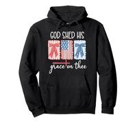 America God Shed His Grace on Thee God Shed His Grace on Me Sudadera con Capucha