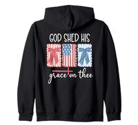 America God Shed His Grace on Thee God Shed His Grace on Me Sudadera con Capucha