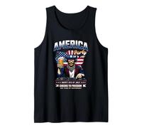 America Happy 250 Día de la Independencia del 4 de Julio Camiseta sin Mangas
