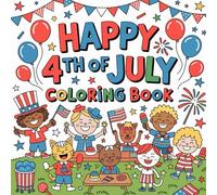 America Independence Day Coloring Book for Kids: 48 Patriotic Illustrations with Eagles, Gnomes, Stars, Fireworks and Flags: Bold & Easy Coloring (Coloring Book for Kids 3-8)