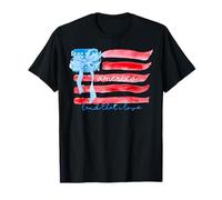 America Land That I Love - Coquette acuarela bandera estadounidense Camiseta