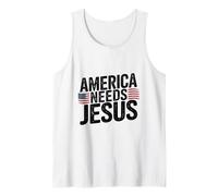 América Necesita A Jesús Cristianos Patriotas Camiseta sin Mangas