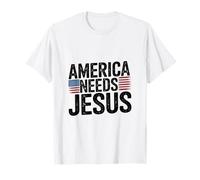America Necesita Jesus Cristianos Patriotas Camiseta