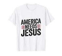 América Necesita Jesús Patriotas Cristianos Camiseta