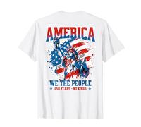 América Nosotros El Pueblo 250 Años Sin Reyes Democracia Libertad Camiseta