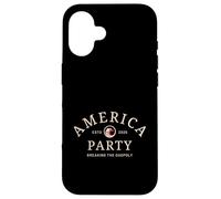 America Party New Political Party 2025 USA Mujeres Hombres Carcasa para iPhone 16
