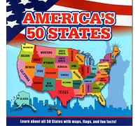America`s 50 States - Learn about all 50 States with maps, flags, and fun facts! - Children Book