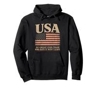 America, So Great Even Those Who Hate It Won’t Leave Humor Sudadera con Capucha
