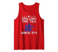 America Spilling The Tea Since 1773 American History Teacher Camiseta sin Mangas