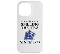 America Spilling The Tea Since 1773 American History Teacher Carcasa para iPhone 14 Pro MAX