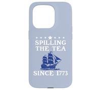 America Spilling The Tea Since 1773 American History Teacher Carcasa para iPhone 15 Pro