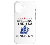 America Spilling The Tea Since 1773 American History Teacher Carcasa para iPhone 16