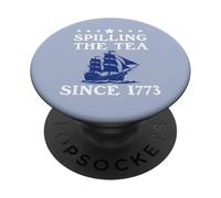 America Spilling The Tea Since 1773 American History Teacher PopSockets PopGrip Adhesivo