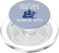 America Spilling The Tea Since 1773 American History Teacher PopSockets PopGrip para MagSafe