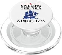 America Spilling The Tea Since 1773 American History Teacher PopSockets PopGrip para MagSafe