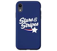 America Stars and Stripes 4th of July tee Cute Patriotic Carcasa para iPhone XR