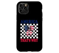America That's Why 4 of July USA American Flag Patriotic Carcasa para iPhone 11 Pro