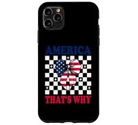 America That's Why 4 of July USA American Flag Patriotic Carcasa para iPhone 11 Pro MAX