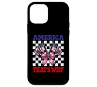 America That's Why 4 of July USA American Flag Patriotic Carcasa para iPhone 12 Mini
