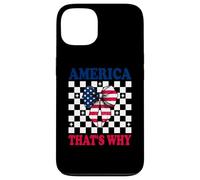 America That's Why 4 of July USA American Flag Patriotic Carcasa para iPhone 13